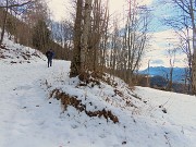 MONTE VACCAREGGIO (raggiunta quota 1430 m) da Malg (1078 m) di Dossena – 30genn26 - FOTOGALLERY